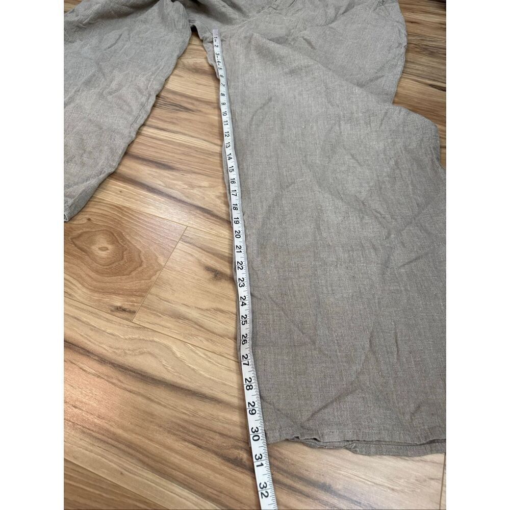 Flax nwot wide leg linen pants size large - Picture 8 of 8